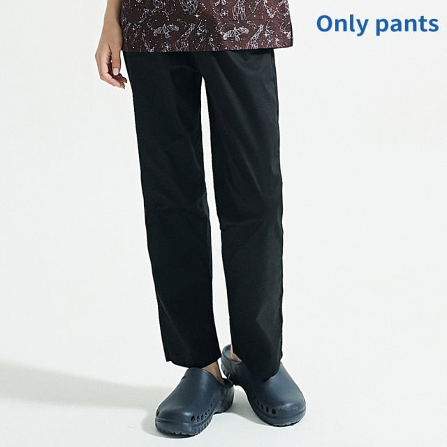 スクラブ上下セット 半袖 星座プリント セパレート販売あり