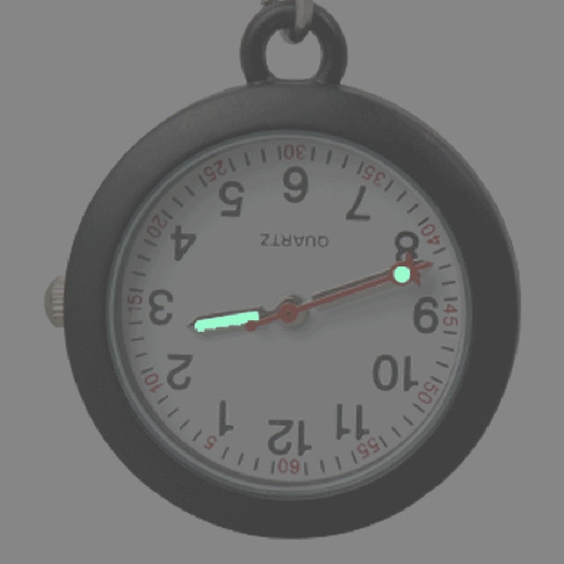 蓄光ナースウォッチ キーホルダー型 全6色