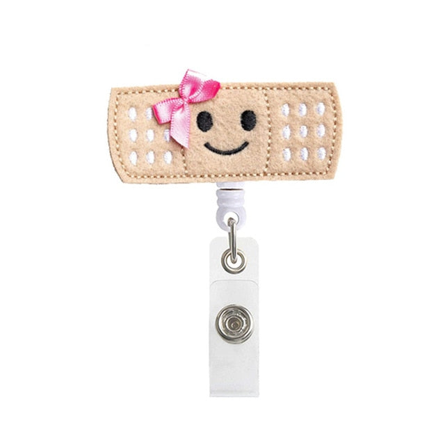 ネームクリップ かわいい刺繍付き 全6種