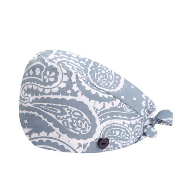 手術帽子 マスク掛け付き 全15柄