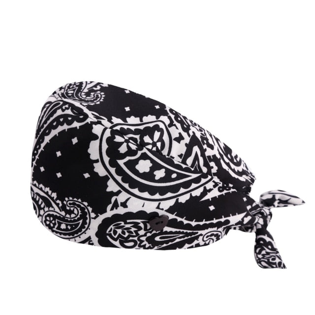 手術帽子 マスク掛け付き 全15柄