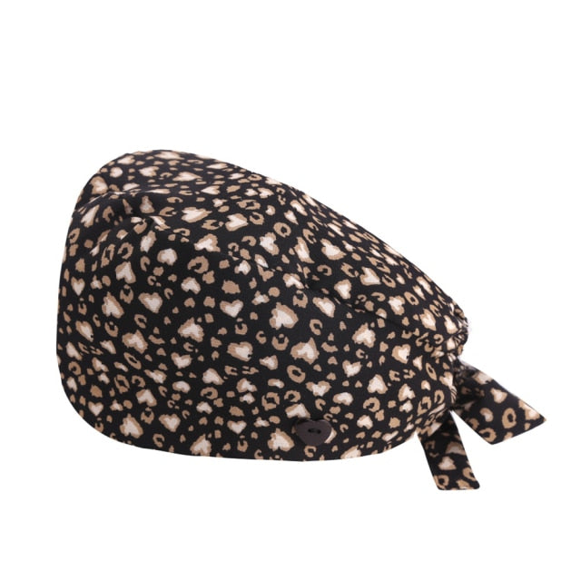 手術帽子 マスク掛け付き 全15柄