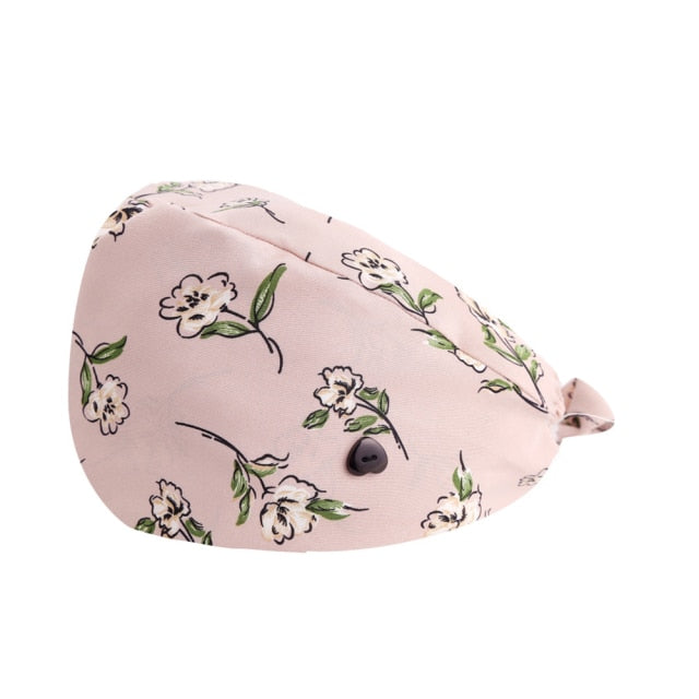 手術帽子 マスク掛け付き 全15柄