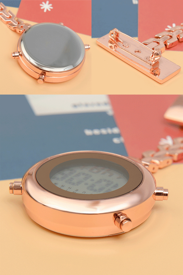 デジタルナースウォッチ ブローチタイプ 全3種